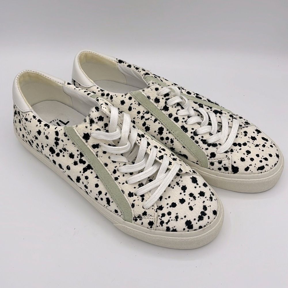 Madewell sidewalk spot dot low top lace up sneaker
